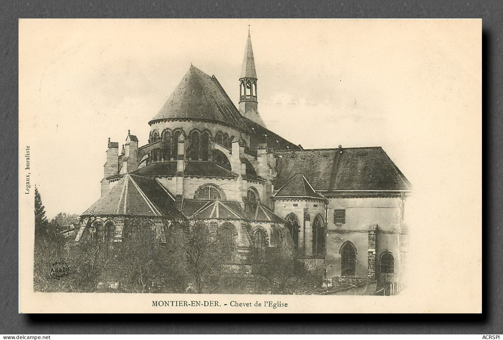 MONTIER EN DER , Chevet De L' Eglise     (scan Recto-verso) PFRCR00049 P - Montier-en-Der