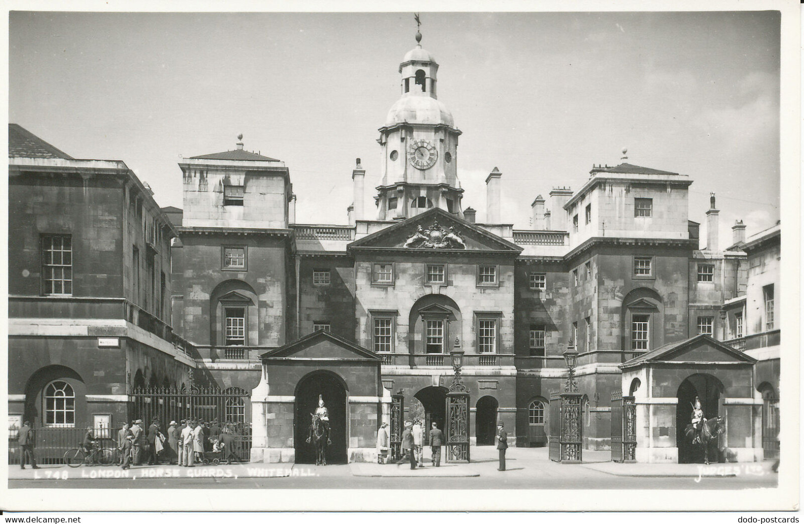 PC35492 London. Horse Guards. Whitehall. Judges Ltd. No L748. RP - Sonstige & Ohne Zuordnung