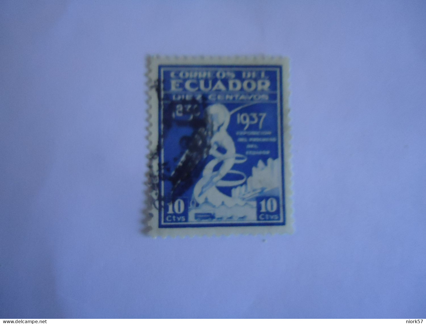 ECUADOR   USED   STAMPS  ANNIVERSARIES  1937 - Equateur