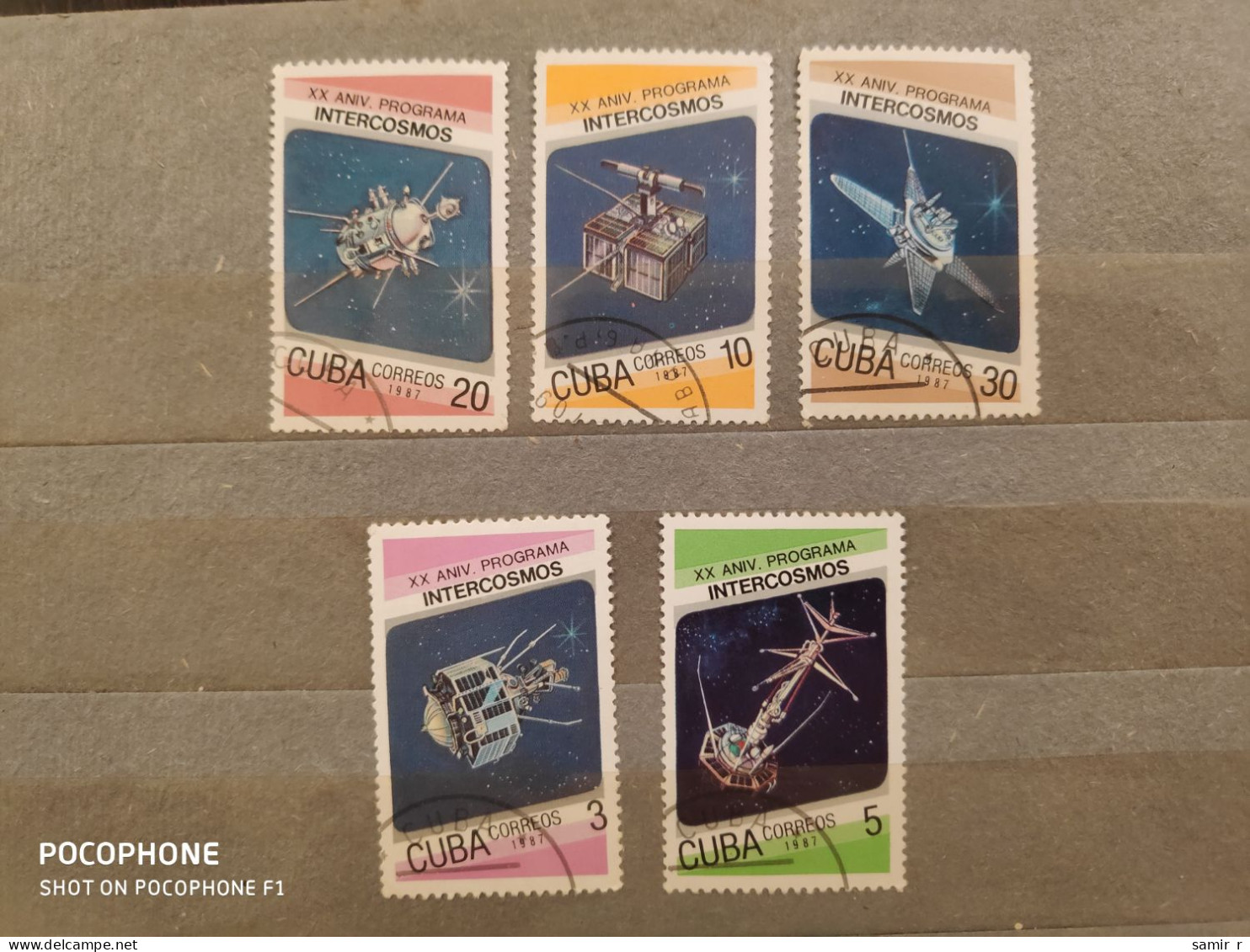 1987	Cuba	Space (F87) - Used Stamps