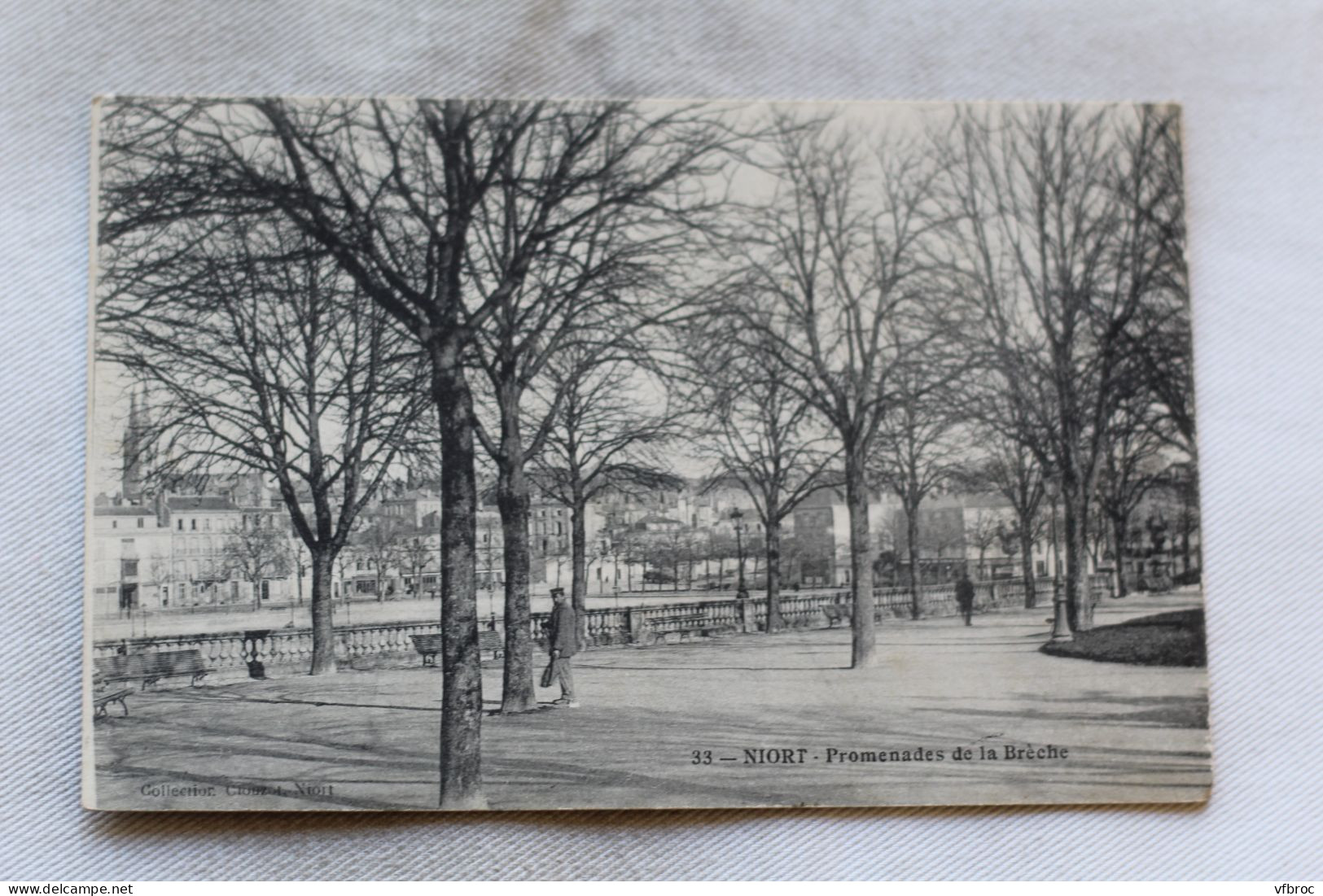 Cpa 1904, Niort, Promenades De La Brèche, Deux Sèvres 79 - Niort