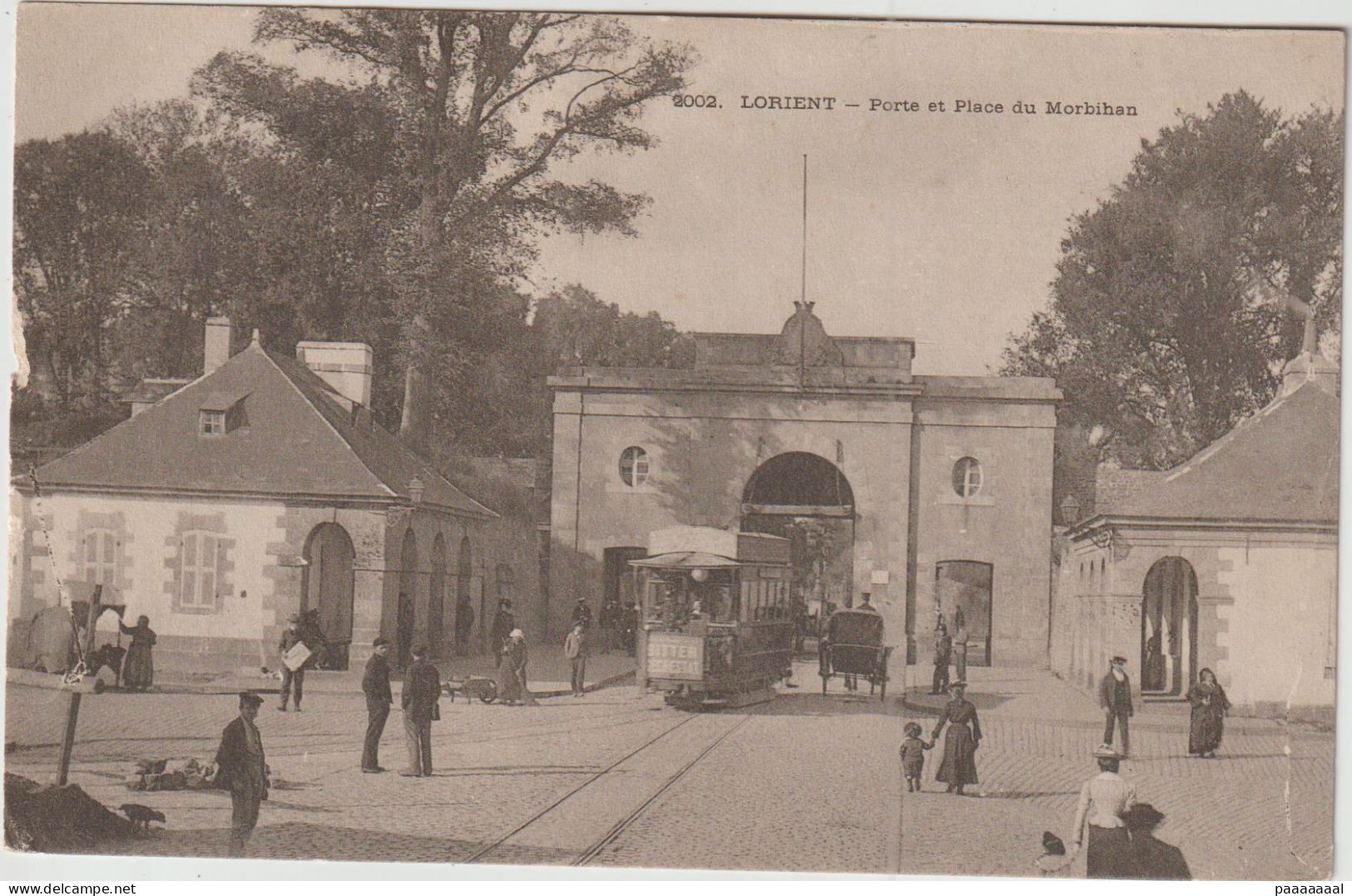 LORIENT  PORTE ET PLACE DU MORBIHAN - Lorient