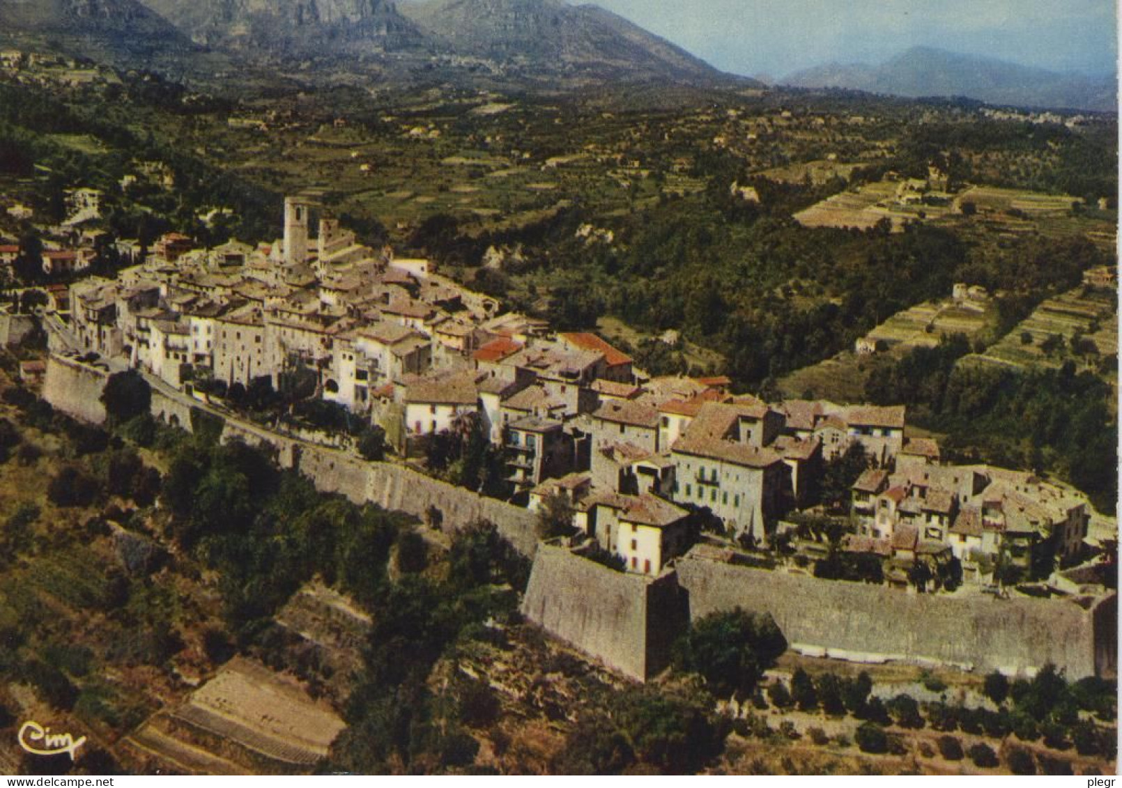 0-06128 02 01 - ST PAUL DE VENCE - VUE PANORAMIQUE DU VIEUX VILLAGE - Saint-Paul