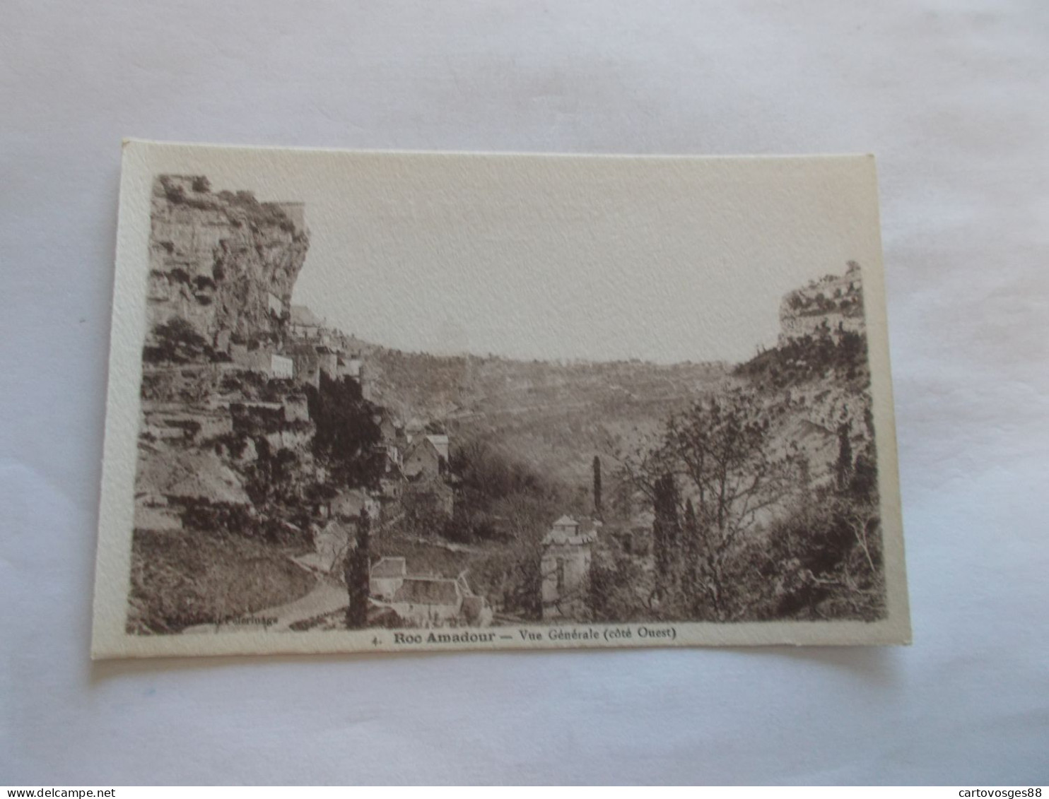 ROCAMADOUR ( 46 Lot )  VUE GENERALE  COTE OUEST - Rocamadour