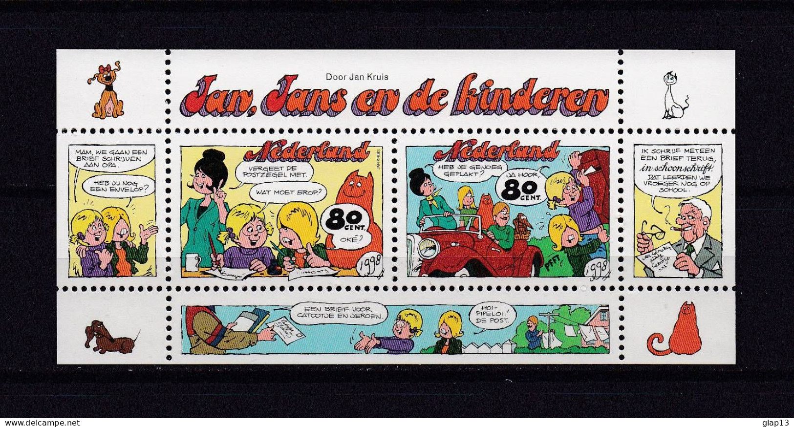 PAYS-BAS 1998 BLOC N°57 NEUF** BANDES DESSINEES - Blocks & Sheetlets