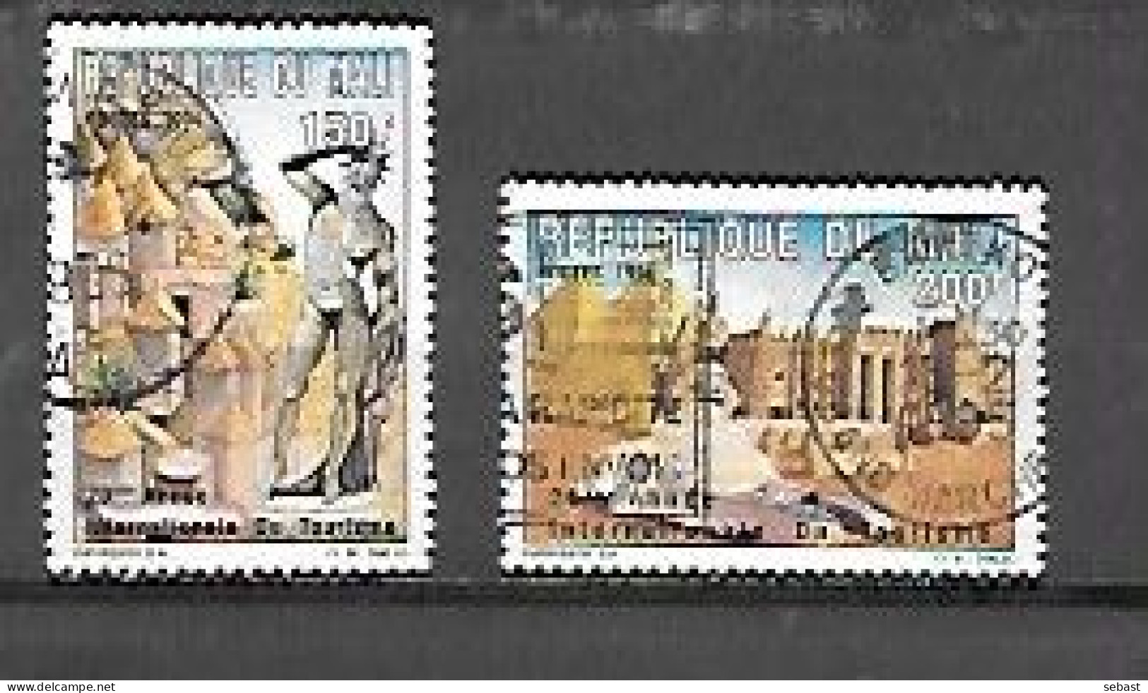 TIMBRE OBLITERE DU MALI DE 1994 N° MICHEL 1325/26 - Mali (1959-...)