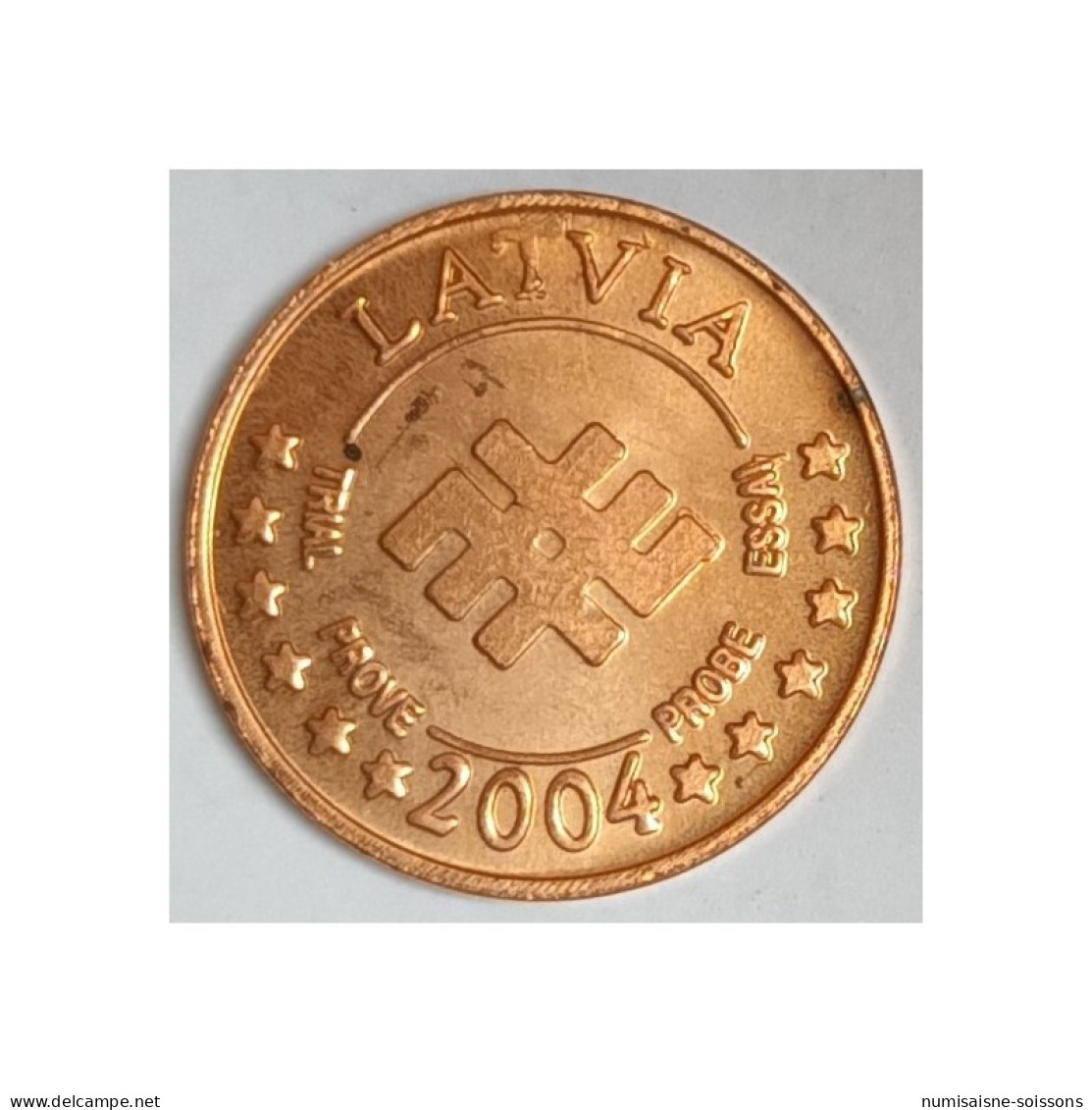 LETTONIE - 2 CENT 2004 - ESSAI - SPL - Latvia