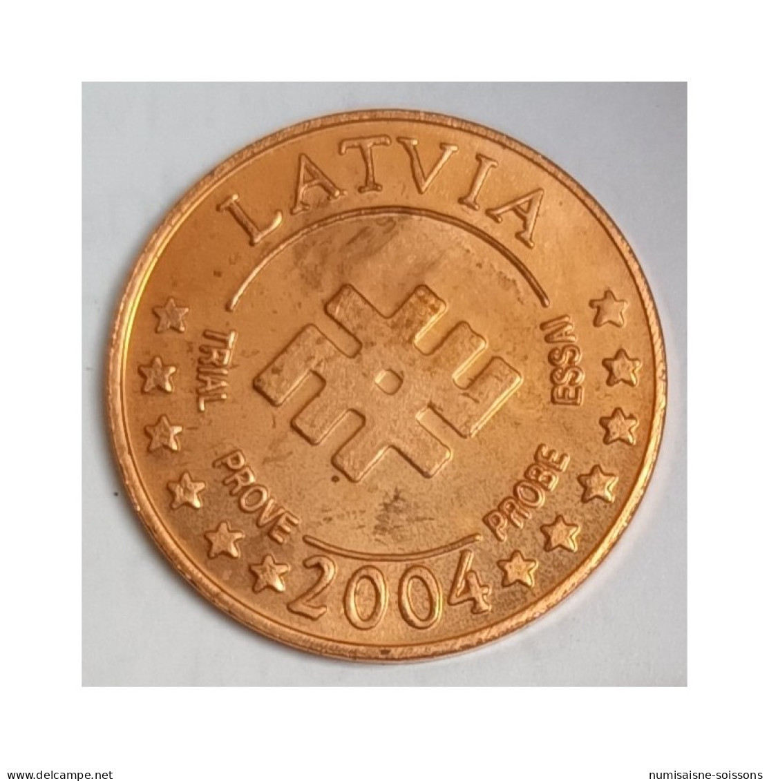 LETTONIE - 5 CENT 2004 - ESSAI - SPL - Latvia