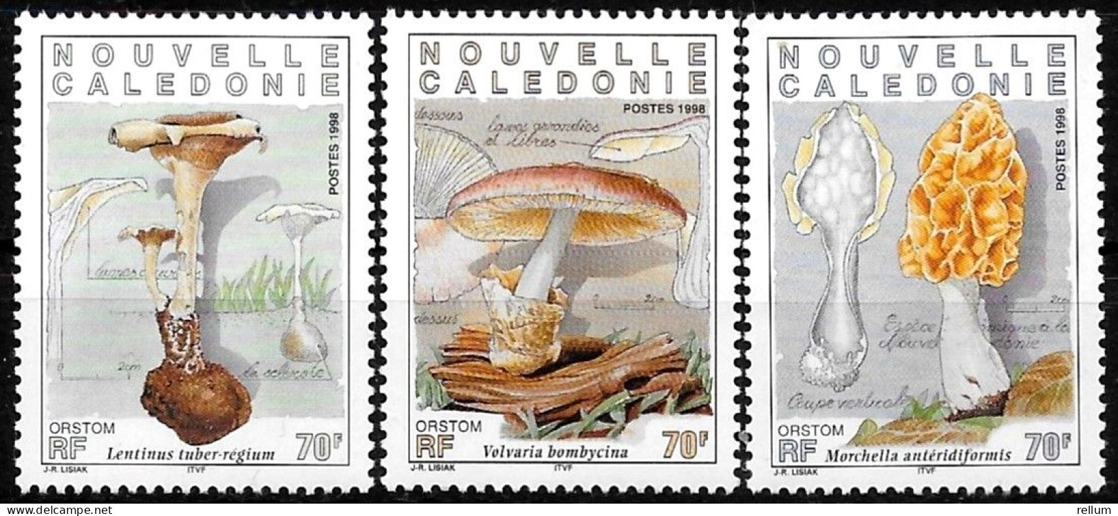Nouvelle Calédonie 1998 - Yvert Et Tellier Yvert Nr. 749/751 - Michel Nr. 1122/1124 ** - Nuevos