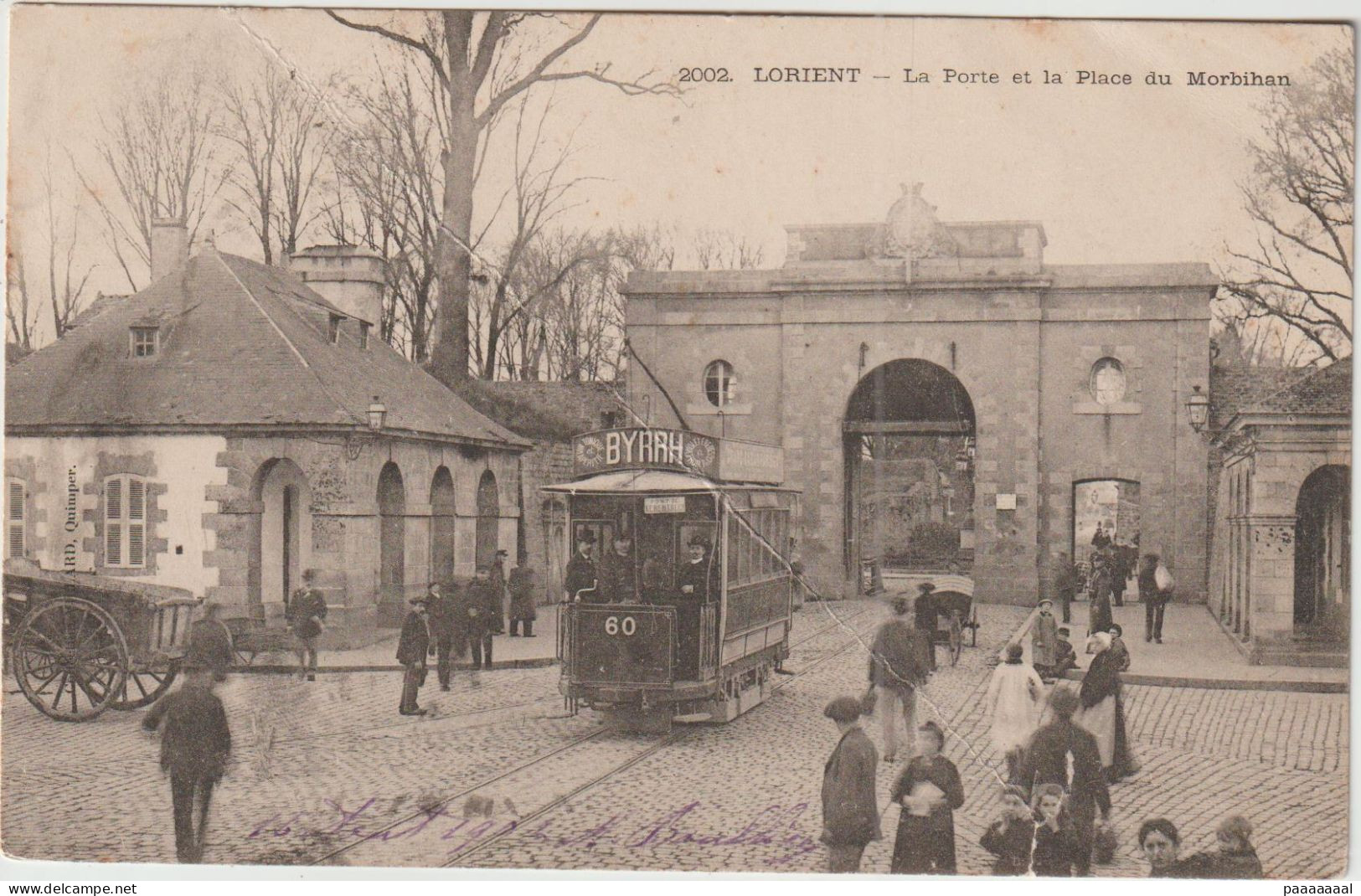 LORIENT  PORTE ET PLACE DU MORBIHAN - Lorient