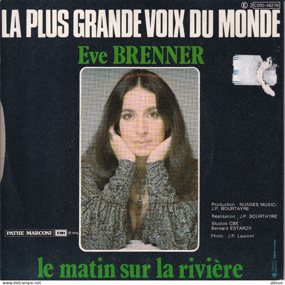 EVE BRENNER - FR SG - LE MATIN SUR LA RIVIERE + 1 - Autres - Musique Française