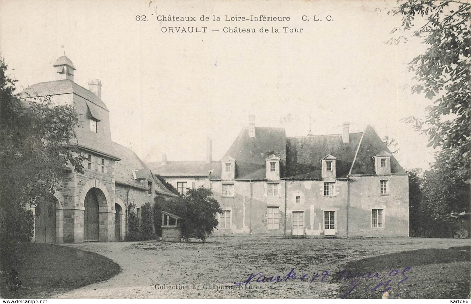 Orvault * Château De La Tour * Châteaux De La Loire Inférieure N°62 - Orvault
