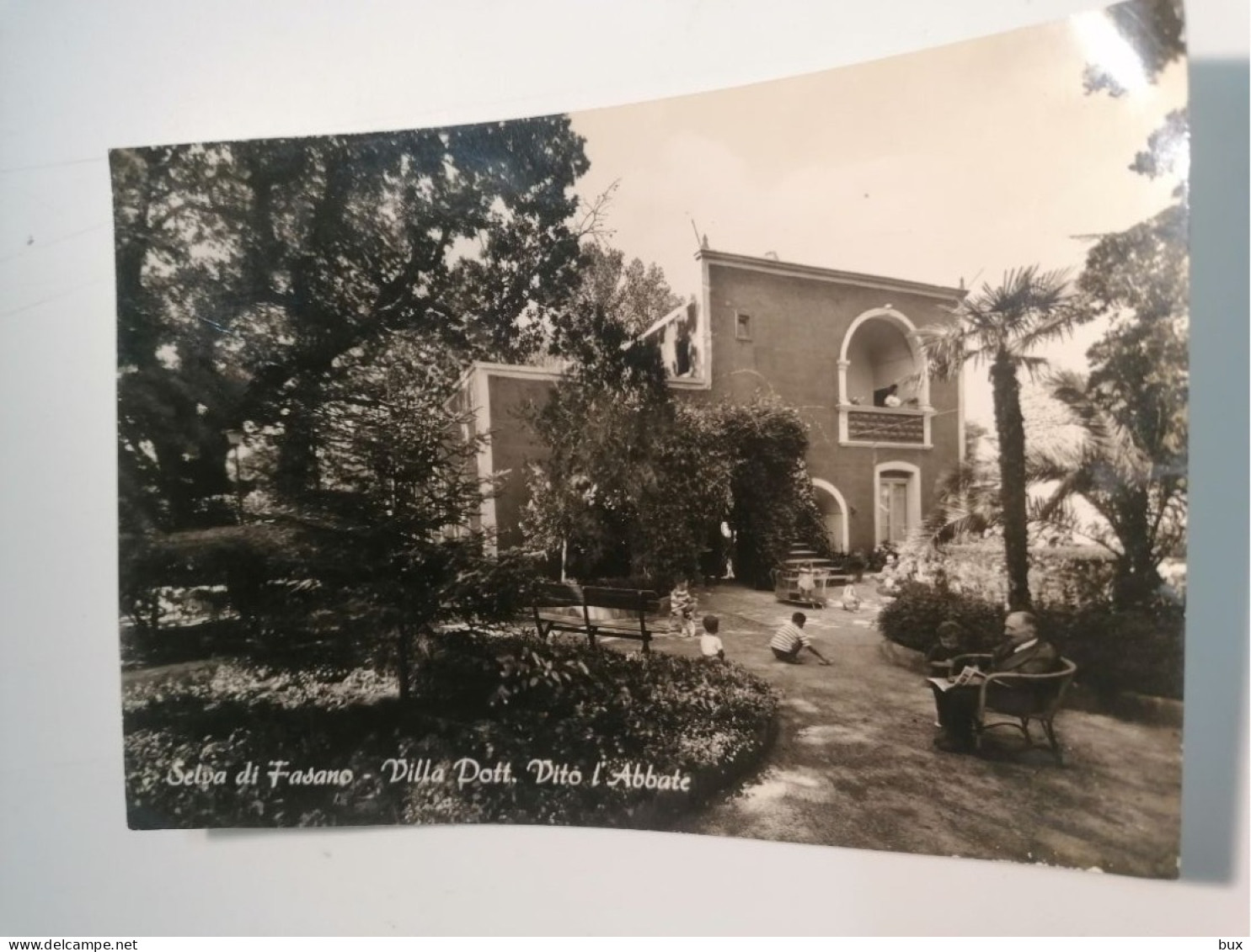 SELVA DI FASANO   VILLA DOTT.  VITO L'ABBATE VIAGGIATA COME DA FOTO IMM. LUCIDA - Brindisi