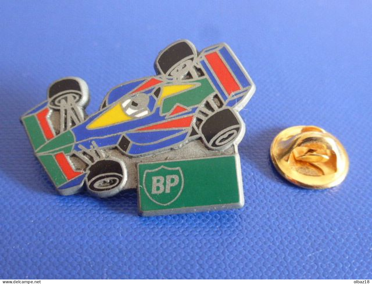 Pin's Brut BP Formule 1 - Voiture De Course British Petroleum Carburant Pétrolier - Arthus Bertrand (AD1) - Arthus Bertrand