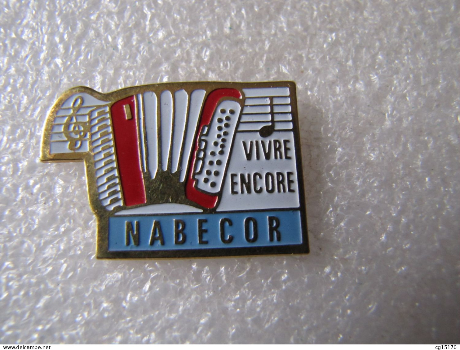 PIN'S   ACCORDÉON  NABECOR    MUSIQUE - Music