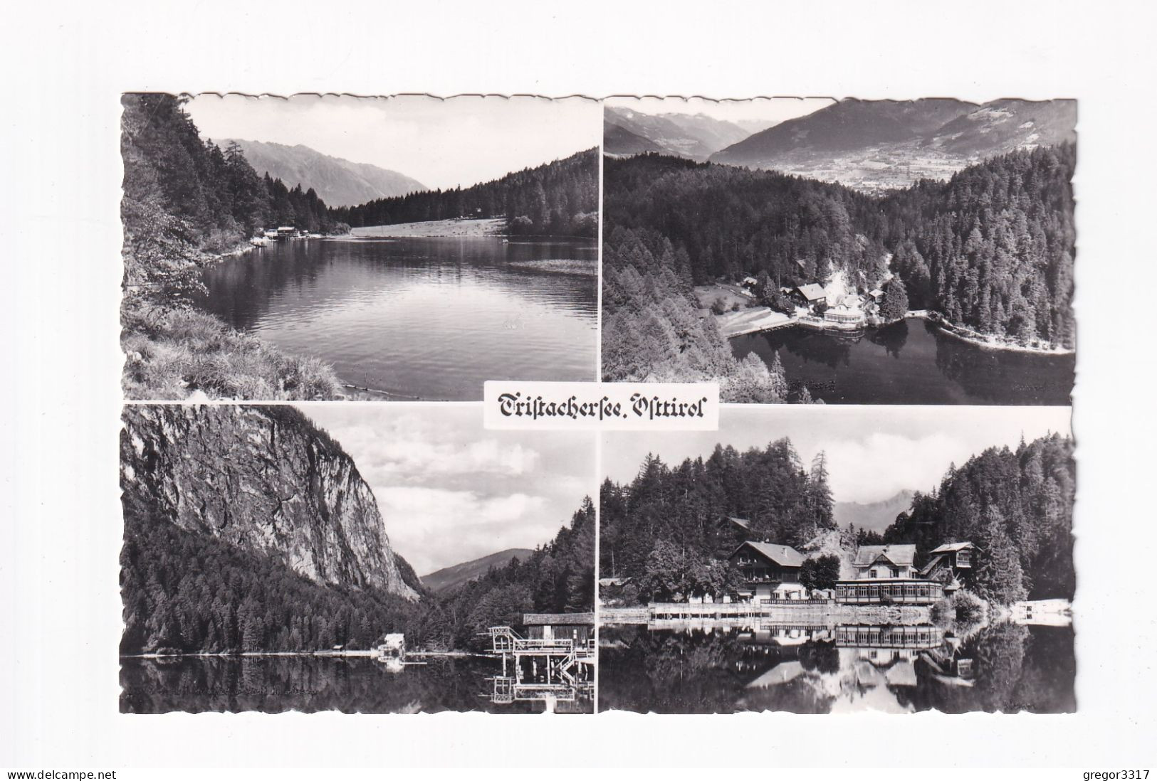 E6232) LIENZ - TRISTACHERSEE - Alte S/W Mehrbild AK - Lienz