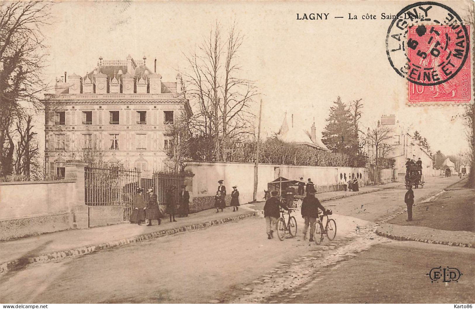 Lagny * Rue , La Côte St Denis * Château - Lagny Sur Marne