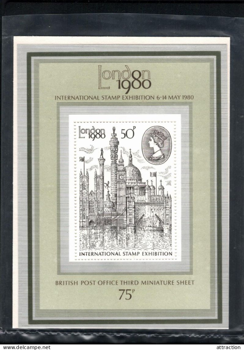 1980 -GREAT BRITAIN- LONDON STAMP EXHIBITION  LUXE ! - Blocs-feuillets