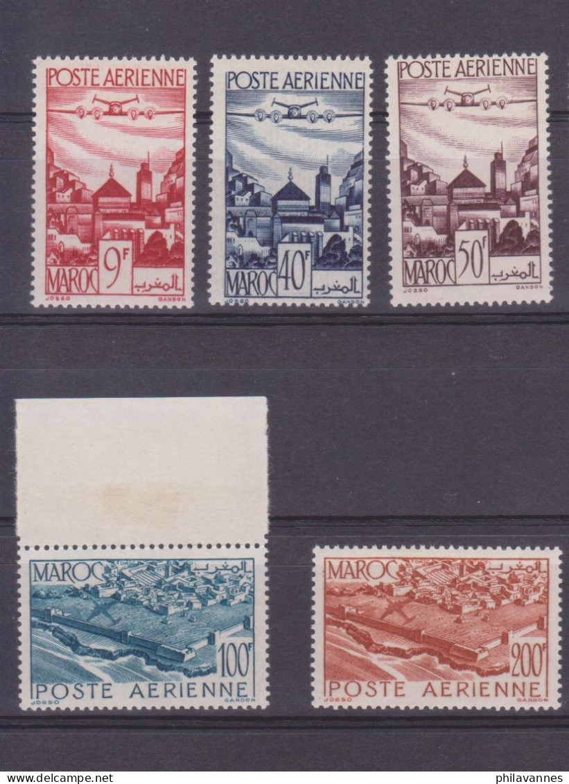 MAROC, Poste Aérienne N° 60 à 64 , Neufs **, Cote 18€ ( Maroc/001) - Airmail