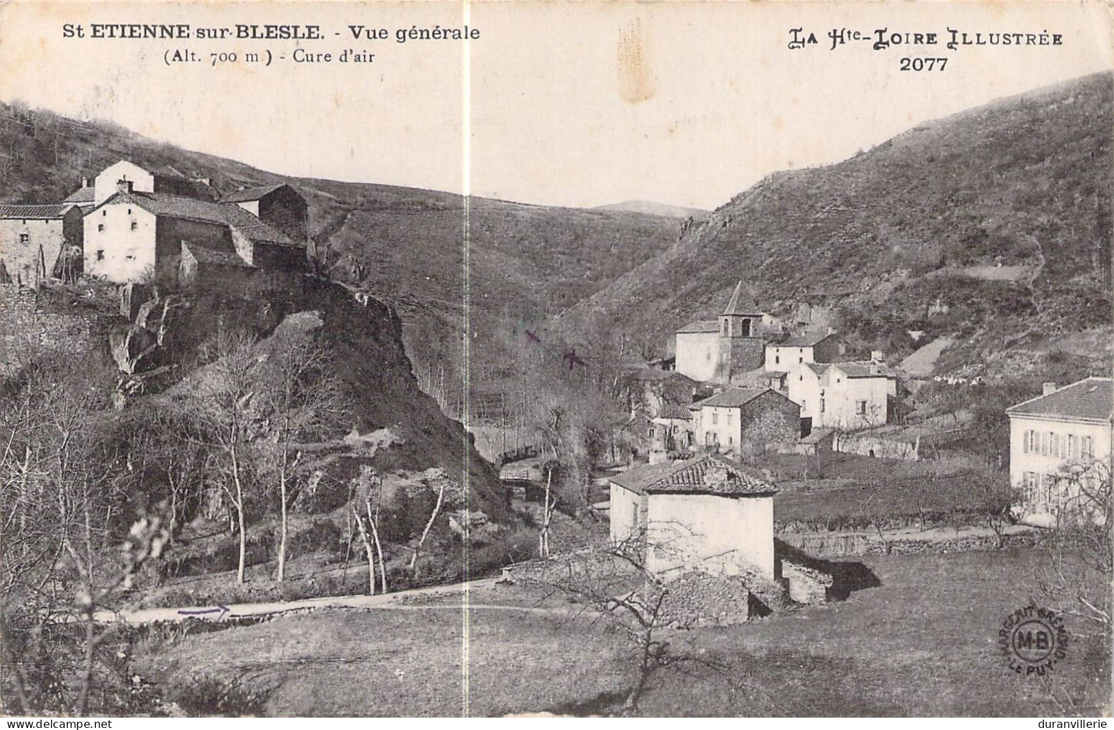 43 - Saint-Étienne-sur-Blesle - Vue Générale - Blesle