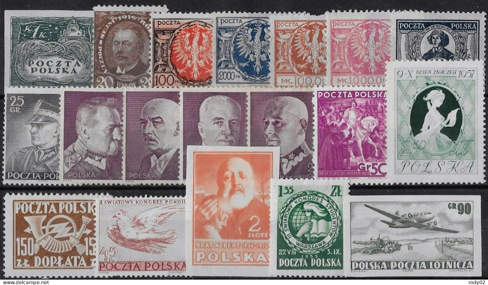 POLOGNE - LOT ANCIENS TIMBRES - NEUF* - Collezioni