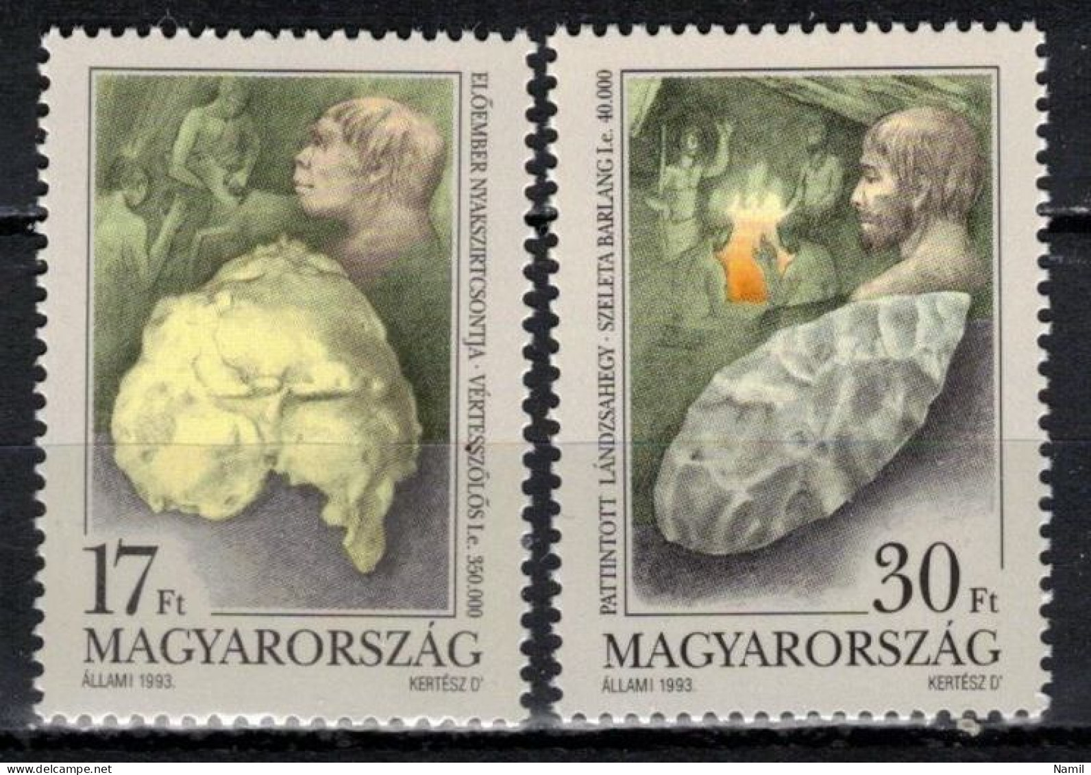 ** Hongrie 1993 Mi 4266-7 (Yv 3433-4), (MNH)** - Unused Stamps