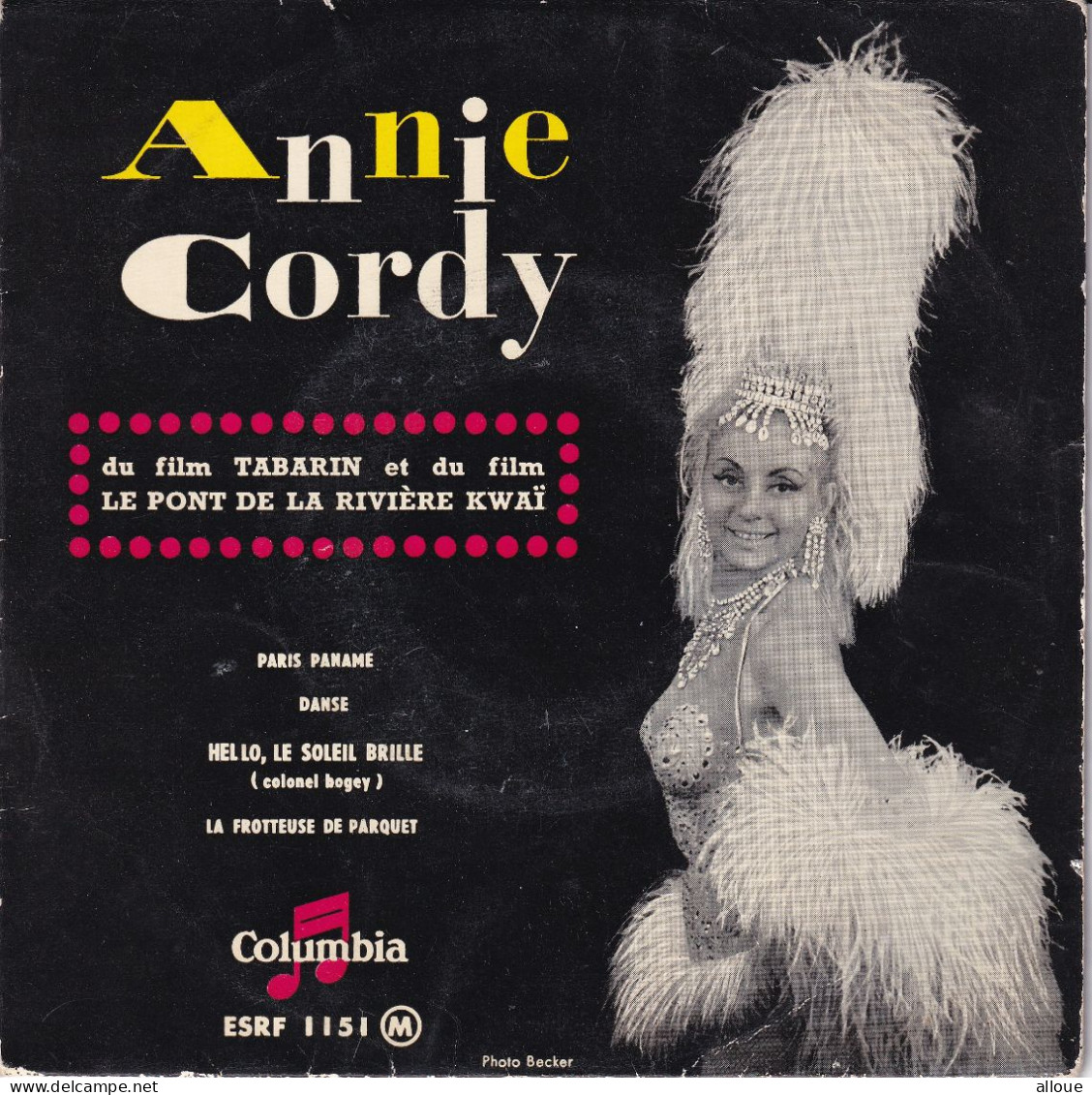 ANNIE CORDY  - FR EP - PARIS PANAME + 3 - Autres - Musique Française