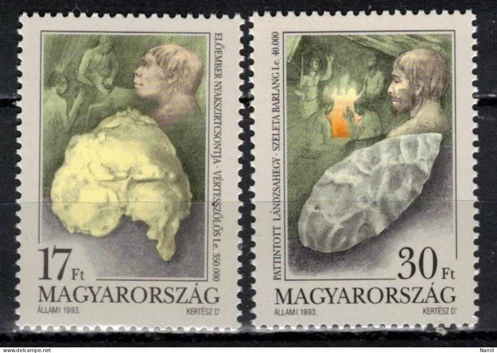 ** Hongrie 1993 Mi 4266-7 (Yv 3433-4), (MNH)** - Neufs