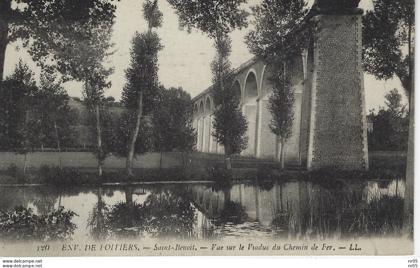 86  - Env De POITIERS - SAINT BENOIT - Vue Sur Le Viaduc Du Chemin De Fer   ( Vienne ) - Saint Benoit