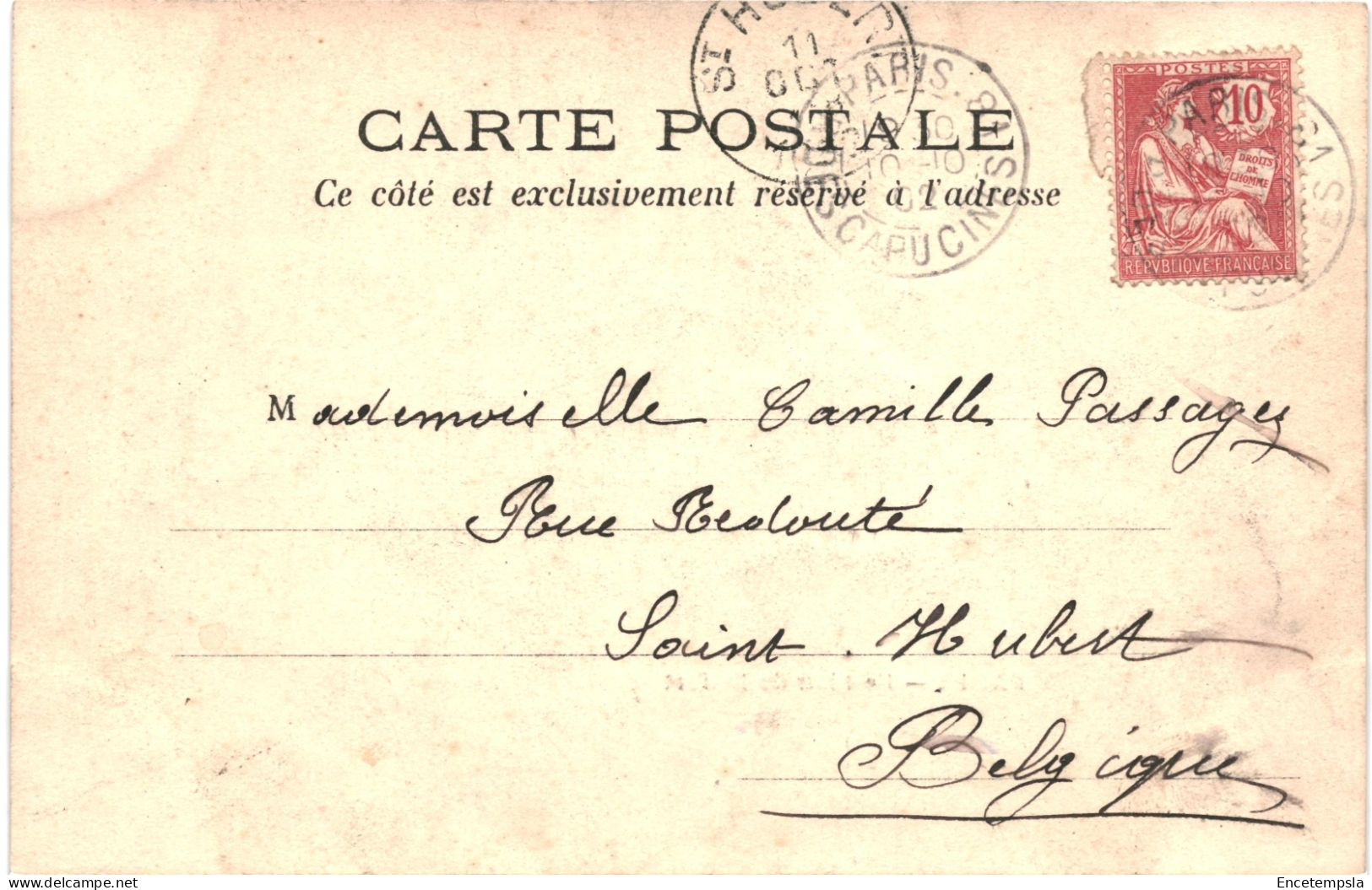 CPA Carte Postale  France Paris Lion De Belfort 1902 VM79109 - Andere Monumenten, Gebouwen