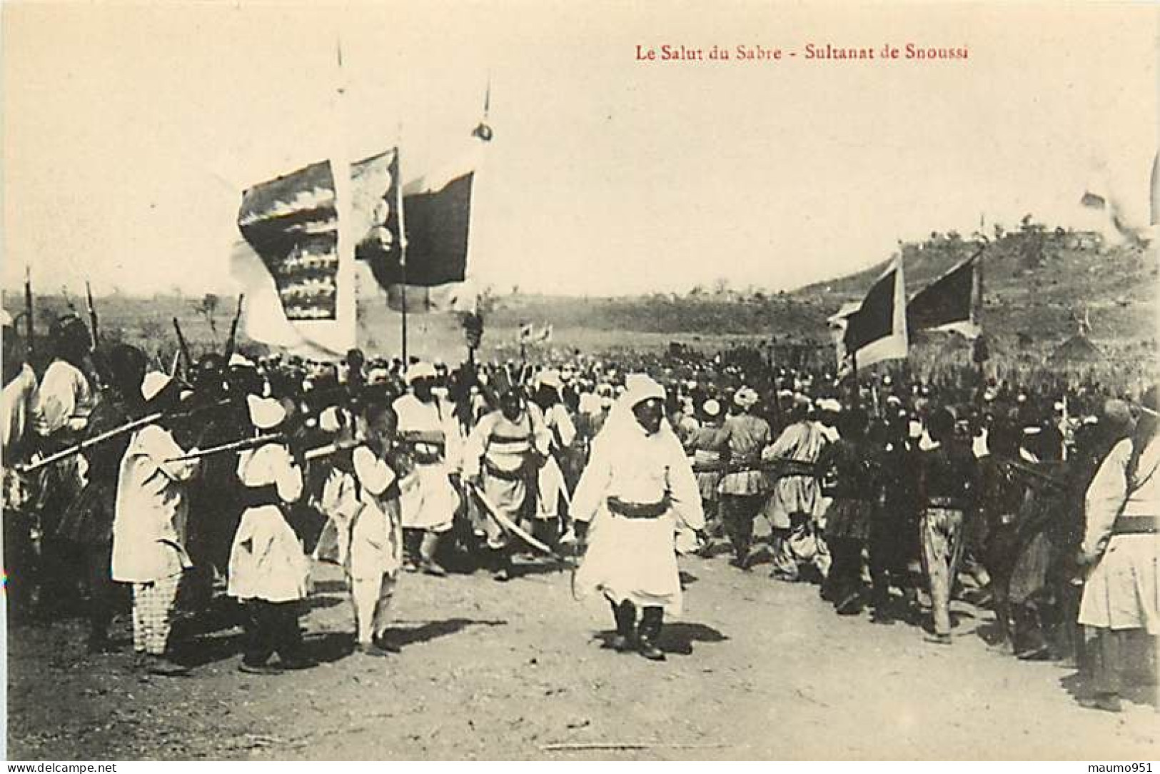 AFRIQUE CONGO FRANCAIS - Le Salut Du Sabre. Sultanat De Snoussi - Congo Français