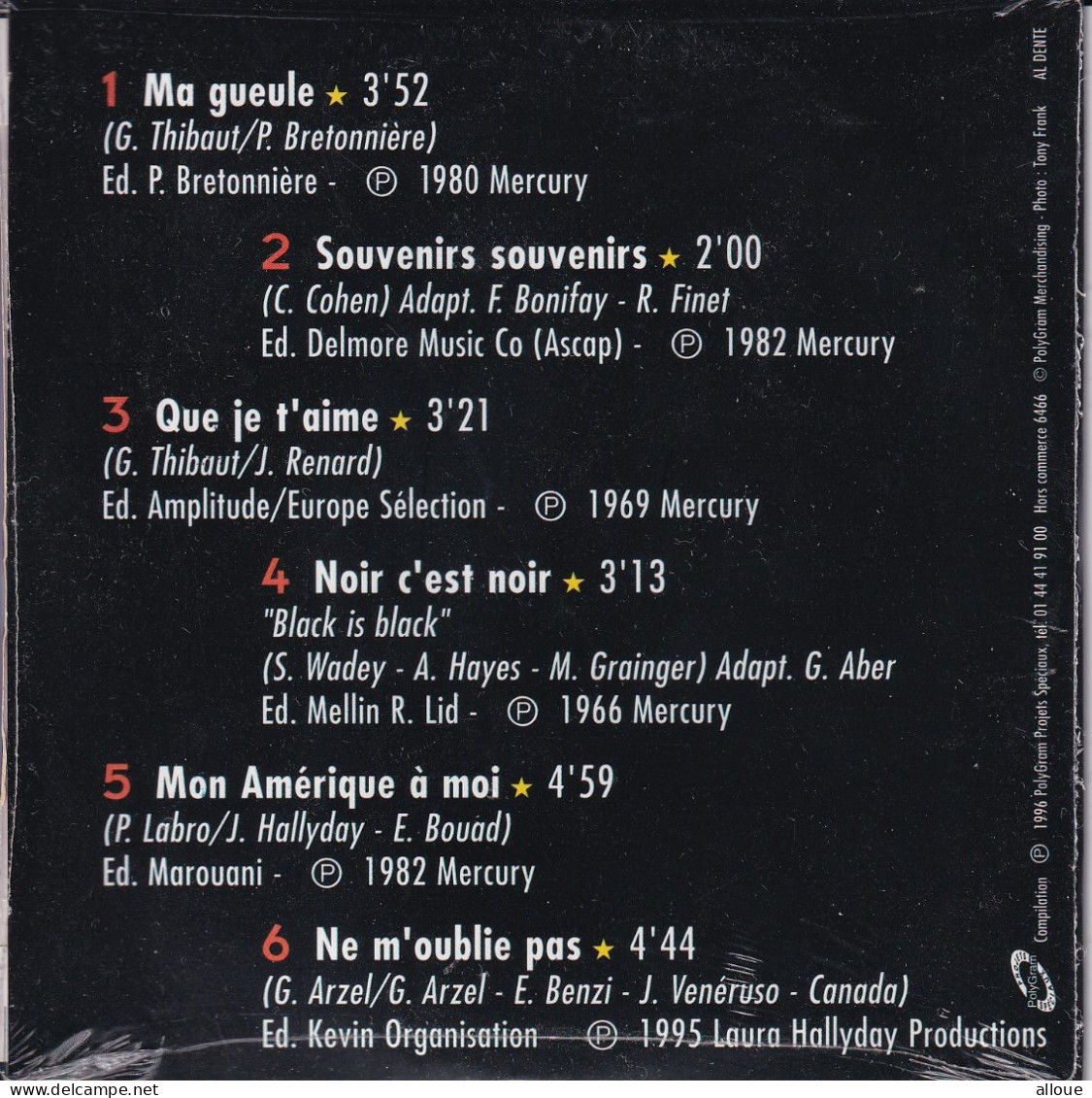 JOHNNY HALLYDAY SOUVENIRS SOUVENIRS - CD COLLECTOR SERIE LIMITEE 6 TITRES - Autres - Musique Française