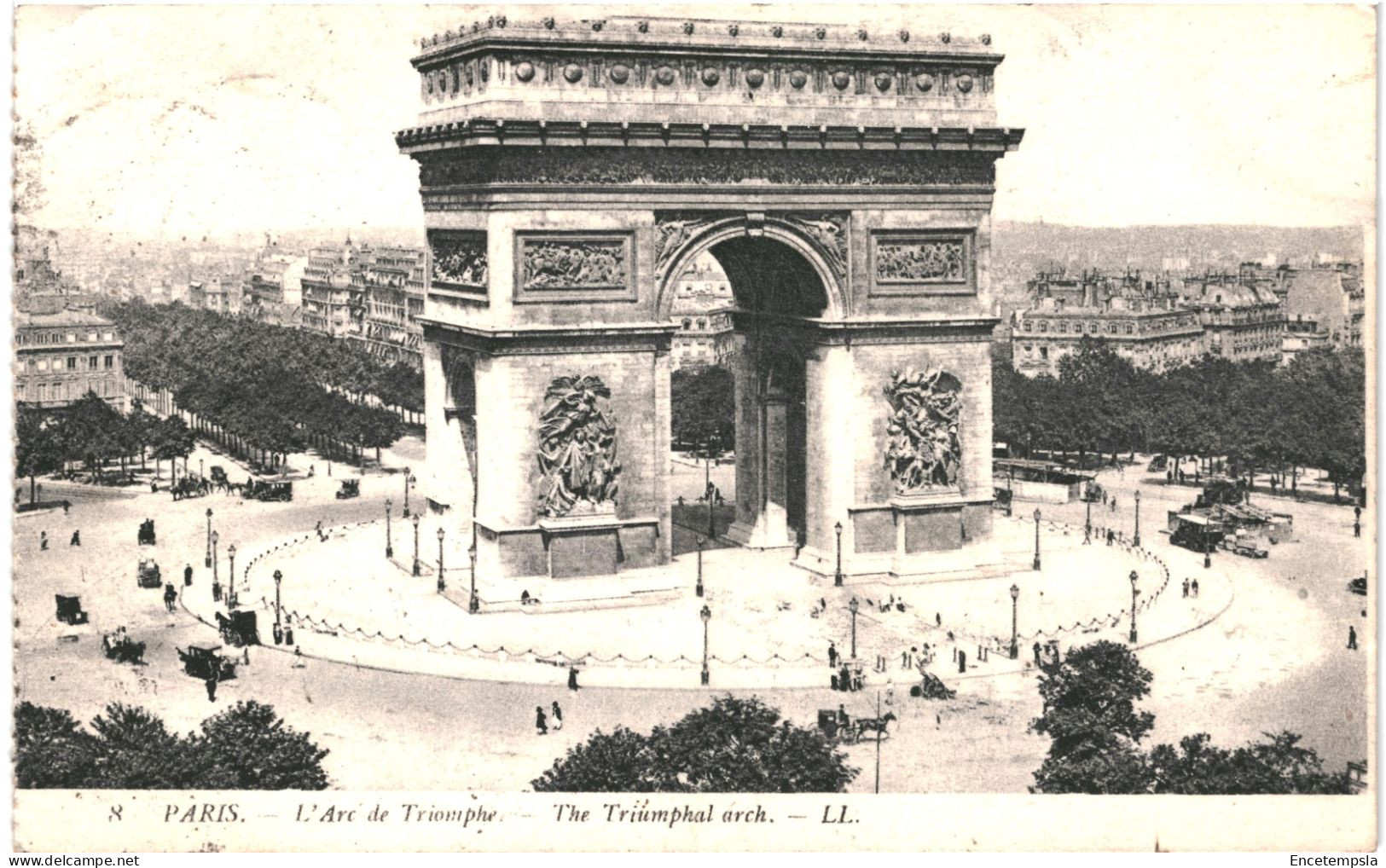 CPA Carte Postale  France Paris Arc De Triomphe 1910 VM79110 - Arc De Triomphe