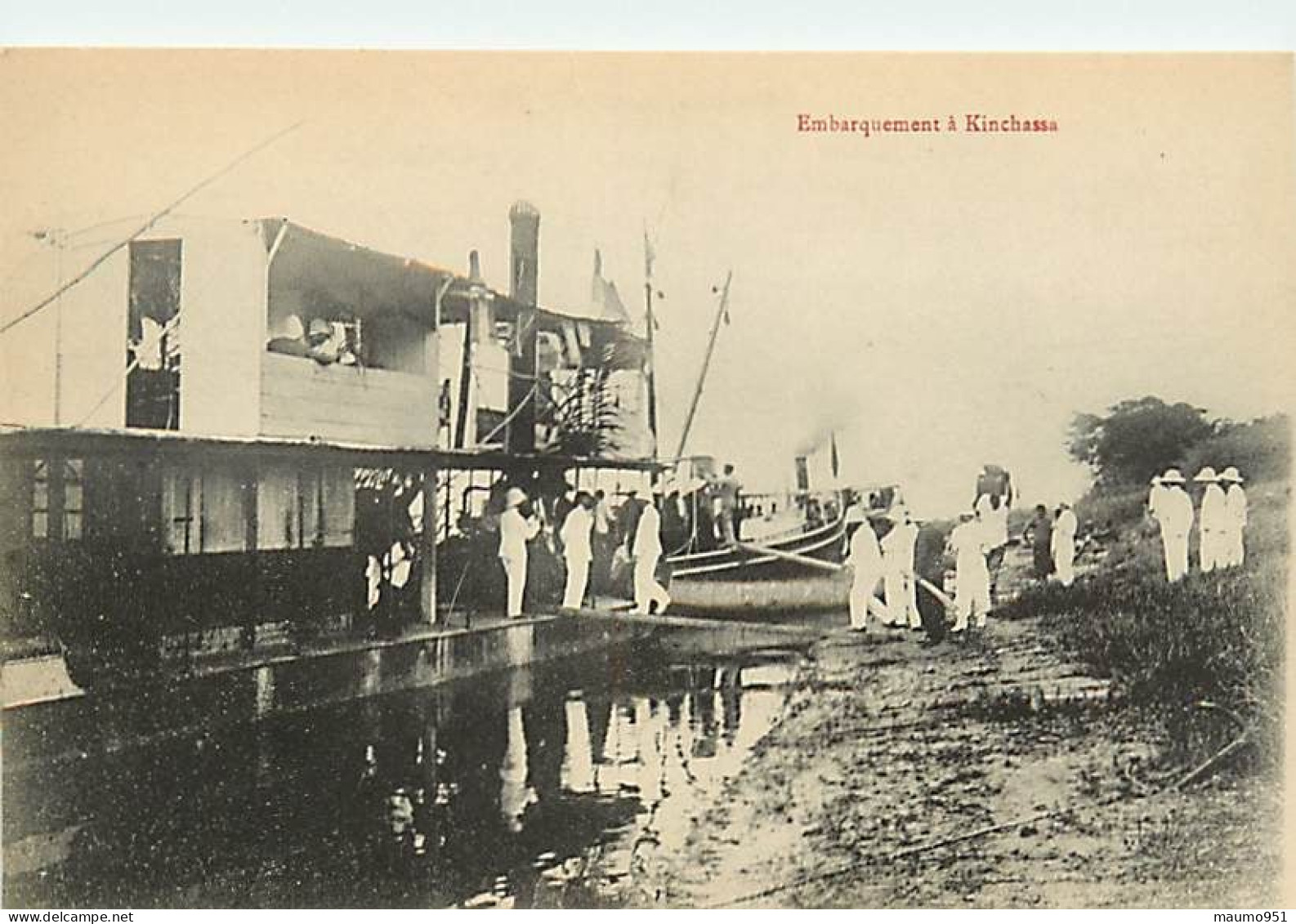 AFRIQUE CONGO FRANCAIS - Embarquement à Kinchassa - Congo Francés