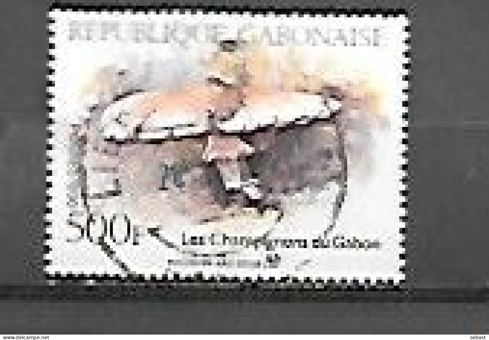 TIMBRE OBLITERE DU GABON DE   1990 N° MICHEL  1069 - Gabun (1960-...)