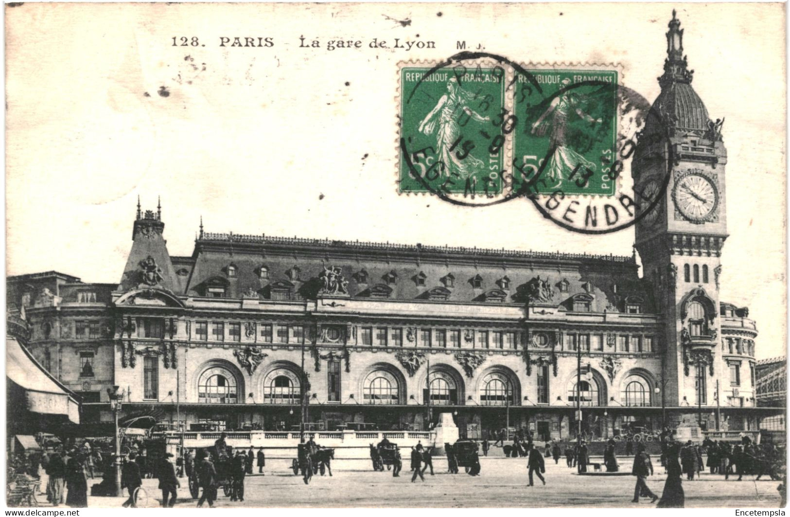 CPA Carte Postale  France Paris Gare De Lyon 1913  VM79112 - Metro, Stations