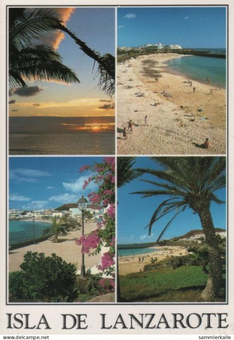 91970 - Spanien - Lanzarote - 4-Bilder-Karte - 1992 - Lanzarote