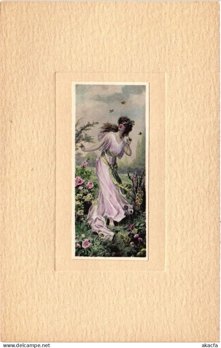 CPA AK Young Lady In The Nature ARTIST SIGNED (1387115) - 1900-1949