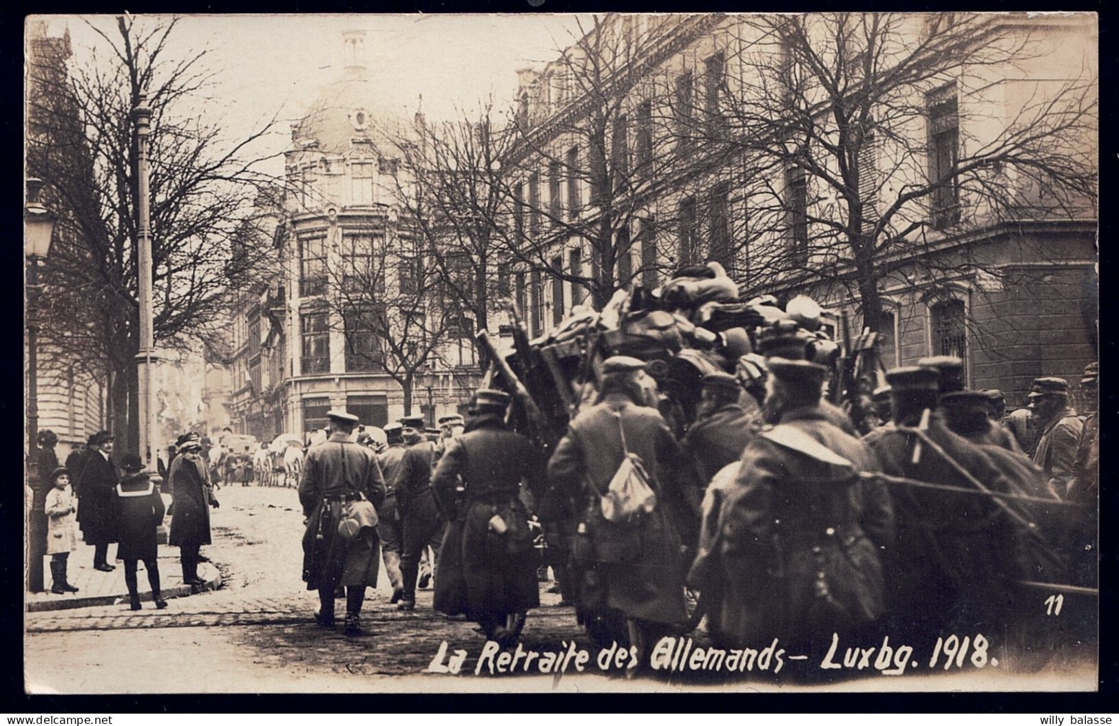 +++ Photo Carte - LUXEMBOURG - La Retraite Des Allemands 1918 - Voir Texte  // - Mondorf-les-Bains