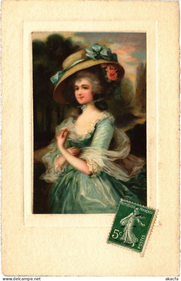 CPA AK Elegant Lady In A Hat ARTIST SIGNED (1387074) - 1900-1949