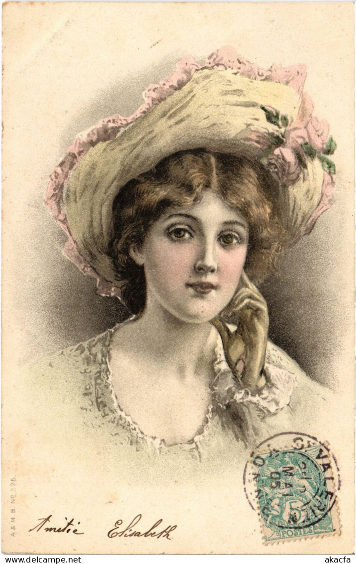 CPA AK Elegant Lady In A Hat ARTIST SIGNED (1387031) - 1900-1949