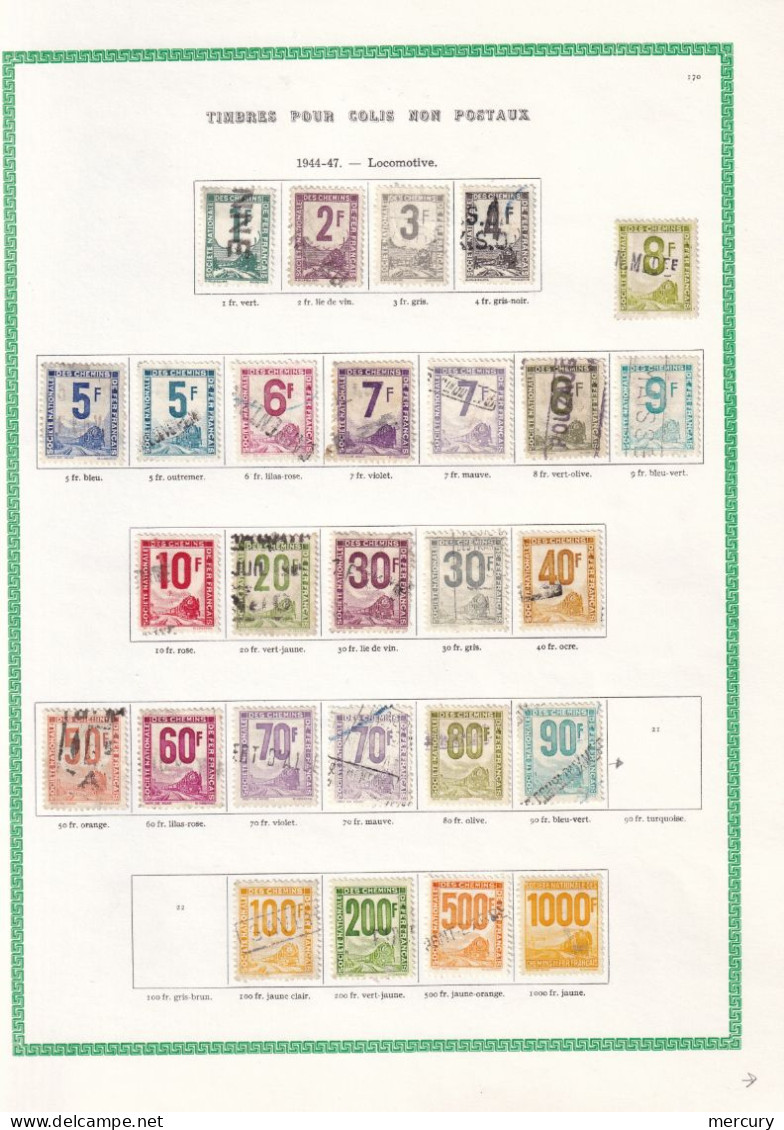 FRANCE - "Petits Colis" Presque Complet - 2 Scans - Used