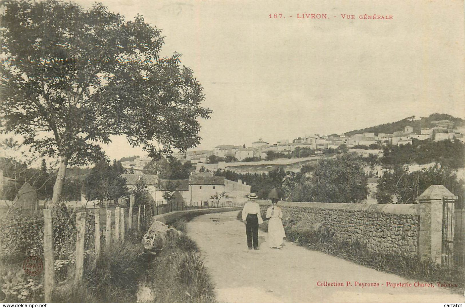 LIVRON . Vue Générale . CPA AniM2E - Livron