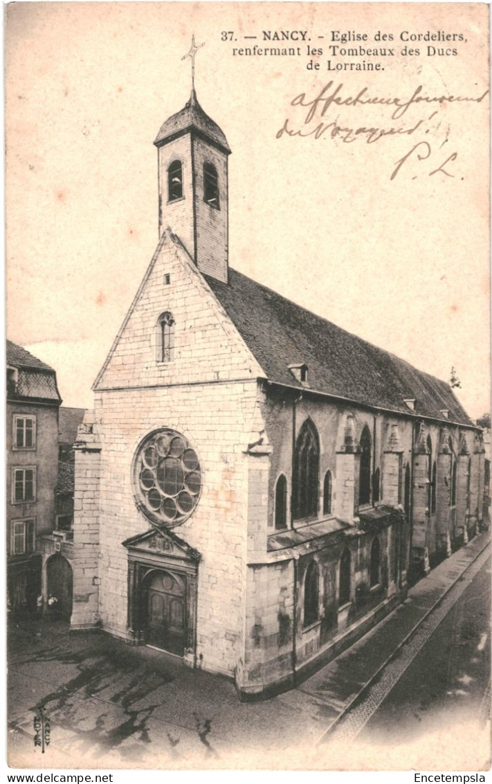 CPA Carte Postale  France Nancy Eglise Des Cordeliers 1902 VM79113 - Nancy