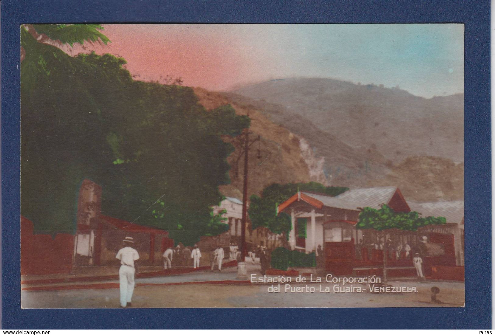 CPA Venezuela Puerto La Guaira Station Gare Chemin De Fer Train Non Circulée - Venezuela