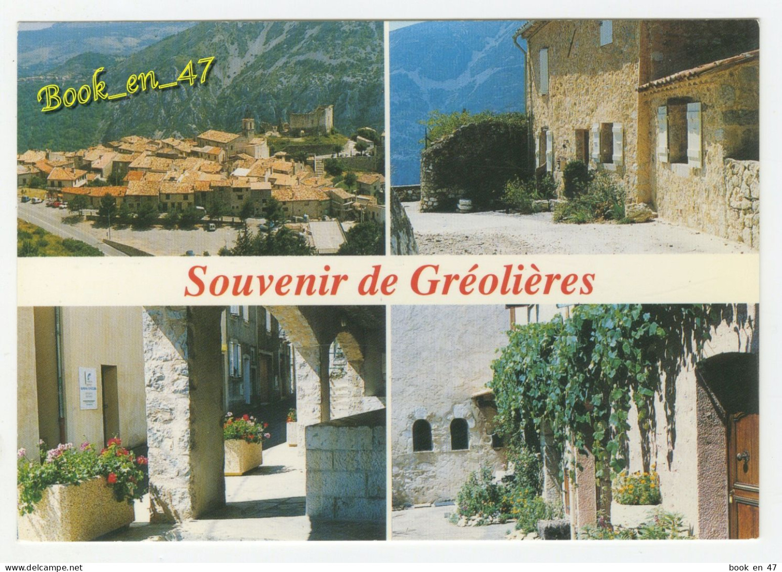 {87249} 06 Alpes Maritimes Gréolières , Multivues ; Divers Aspects ; Village Médiéval - Sonstige & Ohne Zuordnung