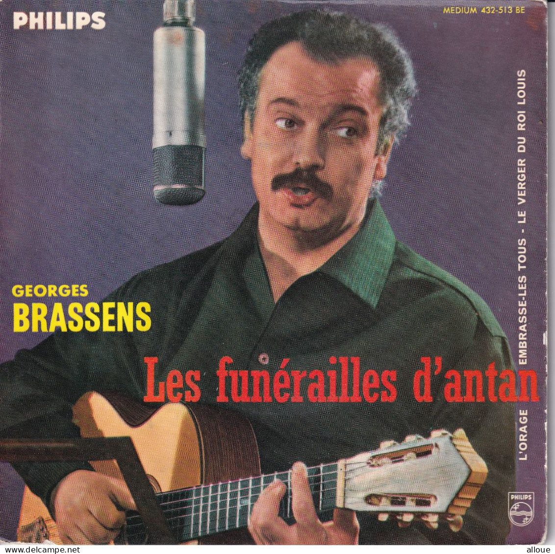 GEORGES BRASSENS - FR EP - LES FUNERAILLES D'ANTAN + 3 - Autres - Musique Française