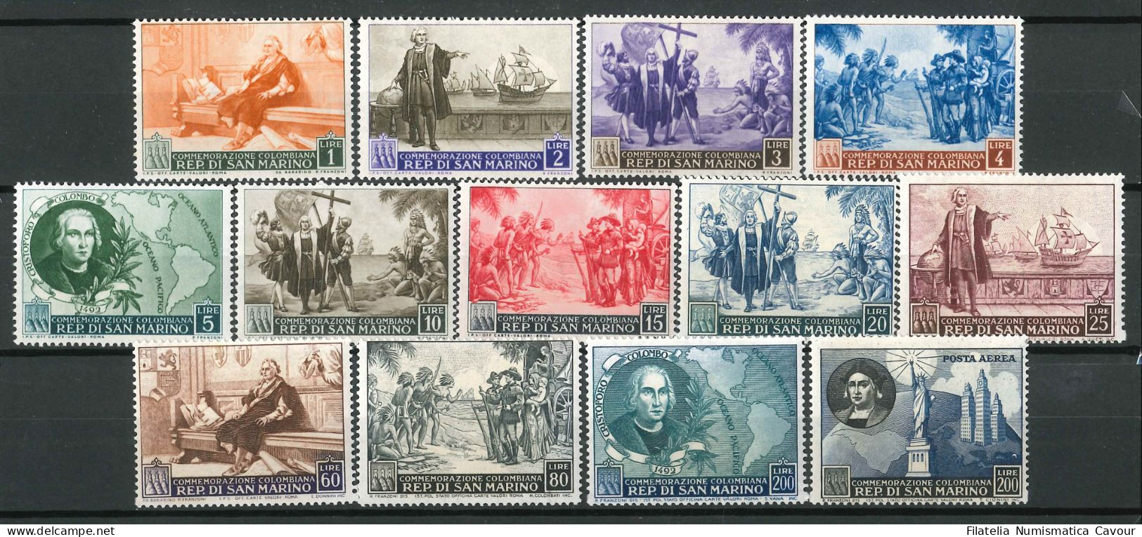 1952 - ** (Catalogo Sassone N.° 372/383+A) (2464) - Unused Stamps