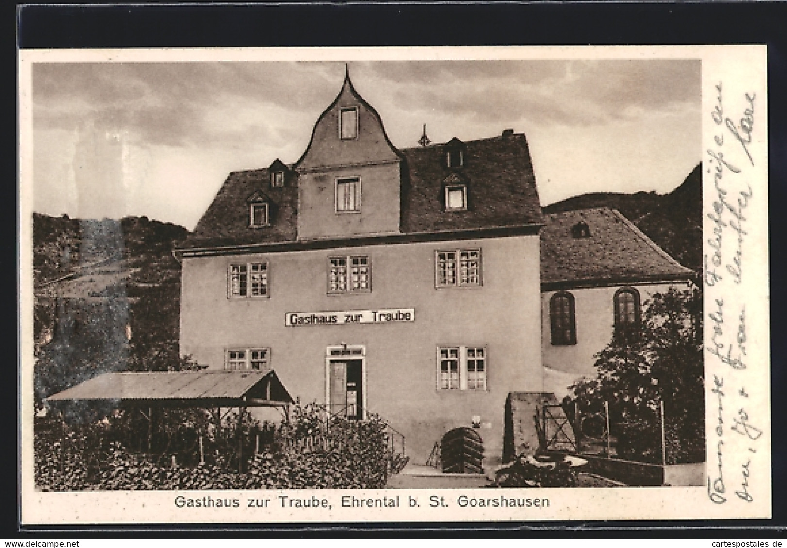 AK Ehrental B. St. Goarshausen, Das Gasthaus Zur Traube  - Autres & Non Classés