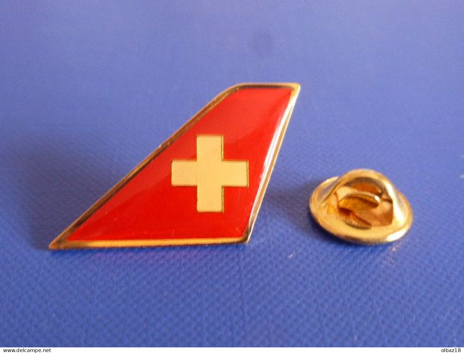 Pin's Dérive Swissair - Swiss Suisse - Compagnie Aérienne Airlines (BB14) - Avions